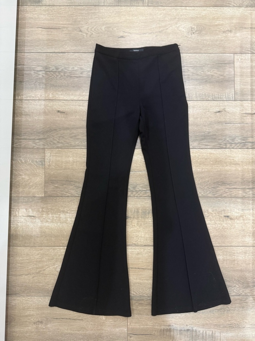 Black Flared high waisted Pants - Women's